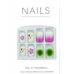 Σετ Τεχνητά Νύχια Press-On - 12 Τεμάχια | NAILS DO-IT-YOURSELF
