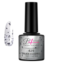 B4me Ημιμόνιμο βερνίκι No429 Black Eggshell Top Coat No Wipe 8ml