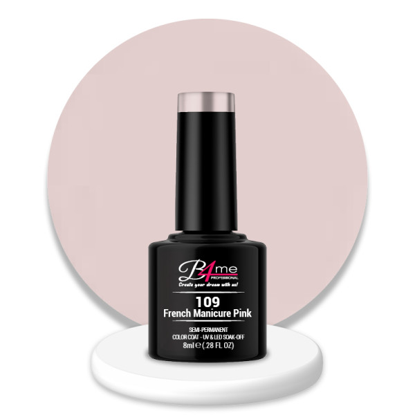 B4me Ημιμόνιμο βερνίκι No109 French Manicure Pink 8mlΝΥΧΙΑ