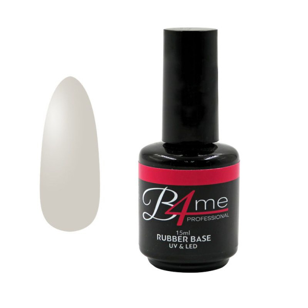 B4me Rubber Base Coat  White 15ml ΝΥΧΙΑ