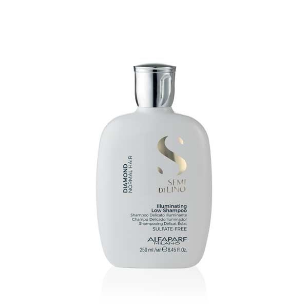 Alfaparf Semi di Lino Diamond Illuminating Low Shampoo 250ml-Απαλό σαμπουάν λάμψης για κανονικά μαλλιά.