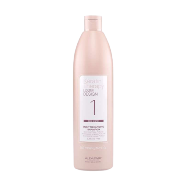 Alfaparf Lisse Design Keratin Therapy Deep Cleansing Shampoo 500ml ΜΑΛΛΙΑ