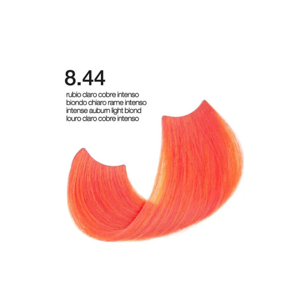 Exclusive Professional Hair Color Hi-Tech 100ml Cooper - Orange / Μόνιμη Βαφή Μαλλιών Χάλκινο 8.44
