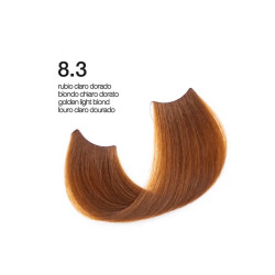 Exclusive Professional Hair Color Hi-Tech 100ml Golden / Μόνιμη Βαφή Μαλλιών Χρυσό 8.3 