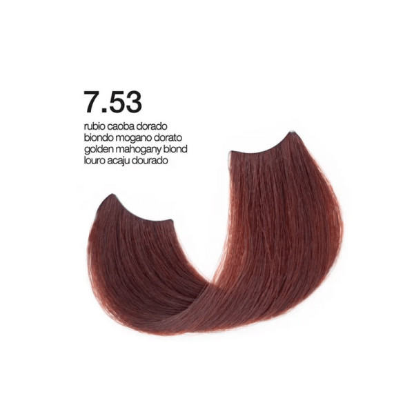 Exclusive Professional Hair Color Hi-Tech 100ml Mahogany / Μόνιμη Βαφή Μαλλιών Βαθύ Κόκκινο 7.53