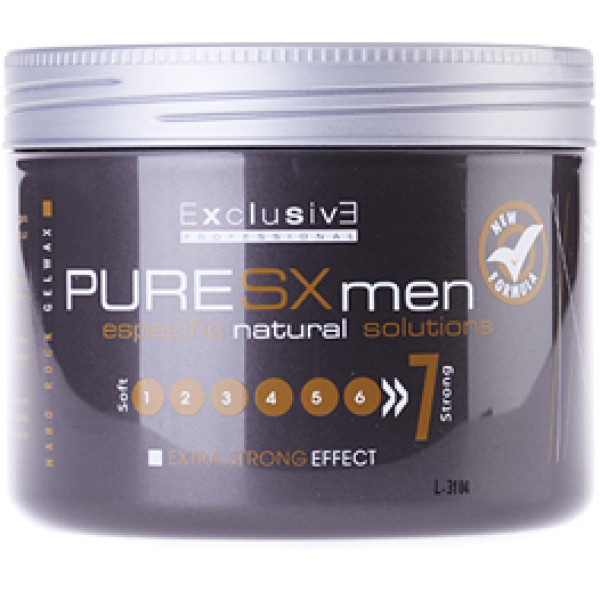 EXCLUSIVE PROFESSIONAL PURESX HARD ROCK HAIR GEL WAX 500ml