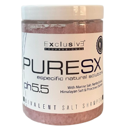 EXCLUSIVE PROFESSIONAL PURESX BIVALENT SALT HAIR SHAMPOO 400gr