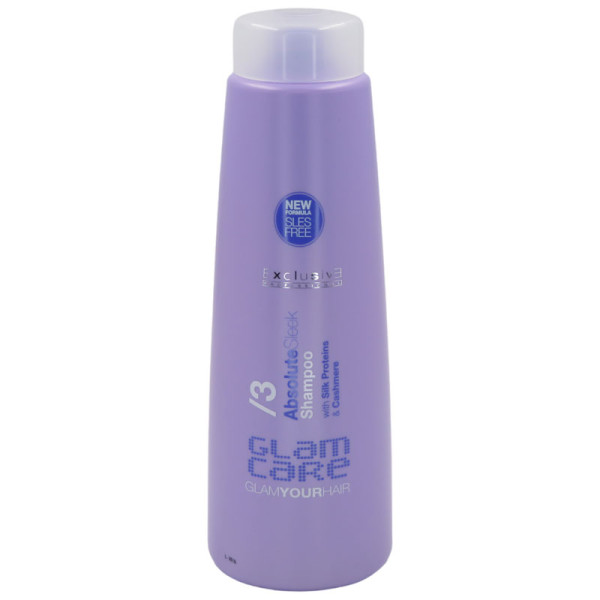 Exclusive Professional Ablolute Sleek Hair Shampoo Vegan Free SLS 1000ml / Σαμπουάν Μαλλιών Λείανσης Χωρίς Θειϊκά Άλατα