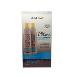 Kativa Straightening Post Treatment Kit (Shampoo 250ml & Conditioner 250ml) - (πακέτο συντήρησης της θεραπείας Alisado Brasileno)