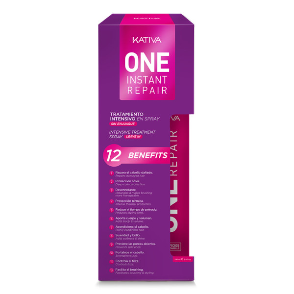 Kativa One Instant Repair Treatment Leave In Spray 100ml - (leave in αγωγή με 12 σημαντικά οφέλη) ΜΑΛΛΙΑ