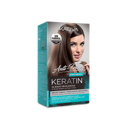 Kativa Keratin Alisado Anti Frizz Xpert Repair Kit (Shampoo 30ml & Conditioner 30ml & Mask 150ml) - (πακέτο θεραπείας κερατίνης χωρίς ισιωτική πρέσα)