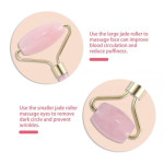 Jade Roller And Gua Sha Εργαλείο Anti-Aging Facial Massage Gift Set Pink ΠΡΟΣΩΠΟ - ΣΩΜΑ