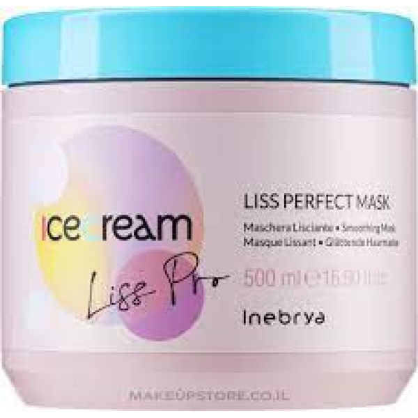 Inebrya Italy Liss Pro Μάσκα Λείανσης 500ml Μάσκες Μαλλιών και Conditioner Μαλλιών