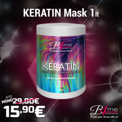 B4me Keratin Ultimate Repair Hair Mask 1000ml (Μάσκα μαλλιών εξαιρετικής ενυδάτωσης και αναδόμησης με κερατίνη)