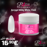B4me Acrygel Milky White Βάζο 15ml